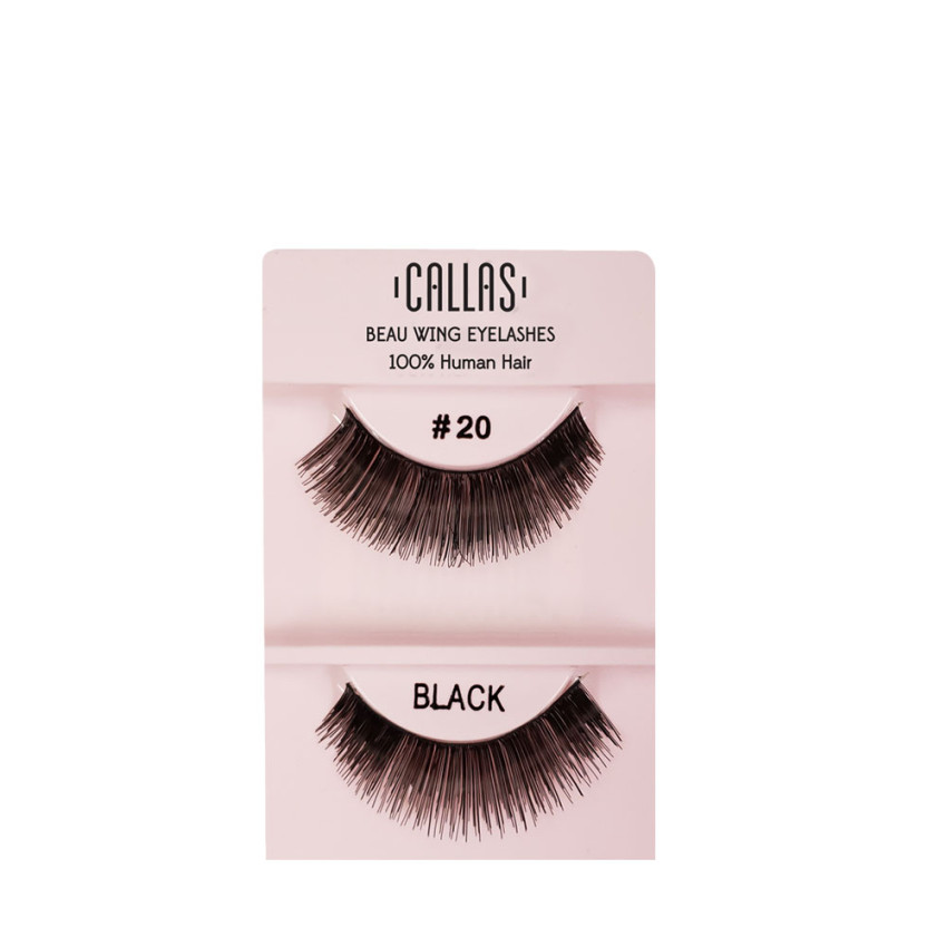 Callas Beau Wing Eyelashes #20 (1 pair x Minimum 12 sets) Callas Beau Wing Eyelashes #20 (1 pair x Minimum 12 sets)